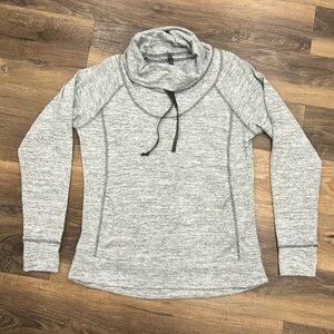 Kuhl Lea Women’s Pullover cowl neck hoodie Large Gray RN# 108846